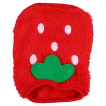 ELAYARD Small Dog Hoodie Bunny Vest Coral Fleece Puppy Sweatshirt Winter Warm Pet Clothes 1 Set