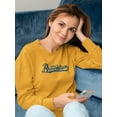thumbnail image 2 of Brooklyn Campus Style Sweatshirt Women -Image by Shutterstock, Female Small, 2 of 4