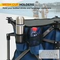 thumbnail image 2 of COOS BAY Heavy-Duty Folding Collapsible Utility Wagon, Dark Blue, 2 of 7