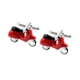 thumbnail image 4 of Gemelos de Motocicleta Jinwen de Novedad de Metal Regalo Divertido Rojo, 4 of 5