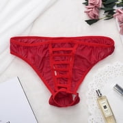 Mens Boxer Briefs Fashion Full lace Strap Underwear Underwear Lingerie
