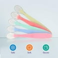 thumbnail image 3 of Best First Stage Baby Infant Spoons, 5-Pack, Soft Silicone Baby Spoons Training Spoon Gift Set For Infant, 3 of 5