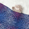 thumbnail image 2 of Yiaed Ireworks In The Night Sky Print Dog Blankets-Cat Blanket Washable for Couch Protection,Puppy Blanket, Soft Plush Reversible Throw Furniture Protector-Small, 2 of 8
