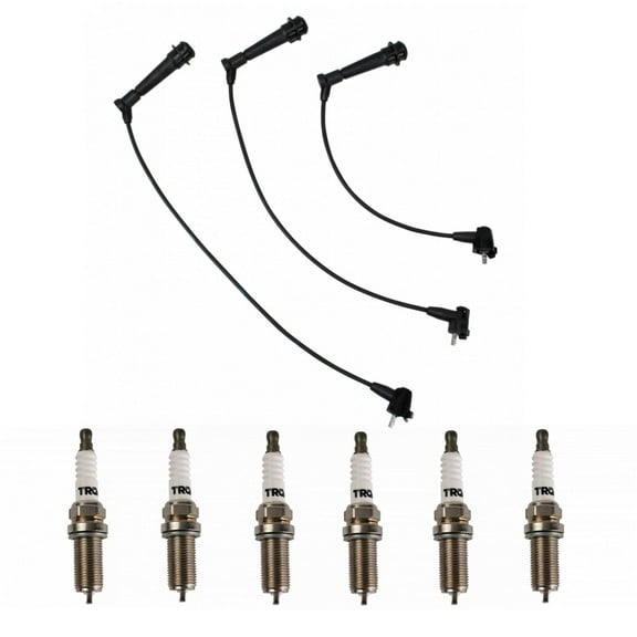 TRQ Ignition Kit Spark Plug & Wire Set For Lexus GS300 IS300 L6 3.0L TKA01284