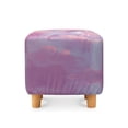 thumbnail image 2 of SCRAWLGOD Unicorn Cloud Print Pink Violet Footstool Slipcover, Washable Foot Rest Cushion Non Slip Square Slipcover for Ottoman with Elastic Buttom for Living Room, 2 of 7