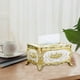 thumbnail image 3 of Vintage Style Tissue Box Storage Acrylic Desktop Plastic Cardboard Box Suitable For Living Room Bedroom And Desktop, 3 of 5