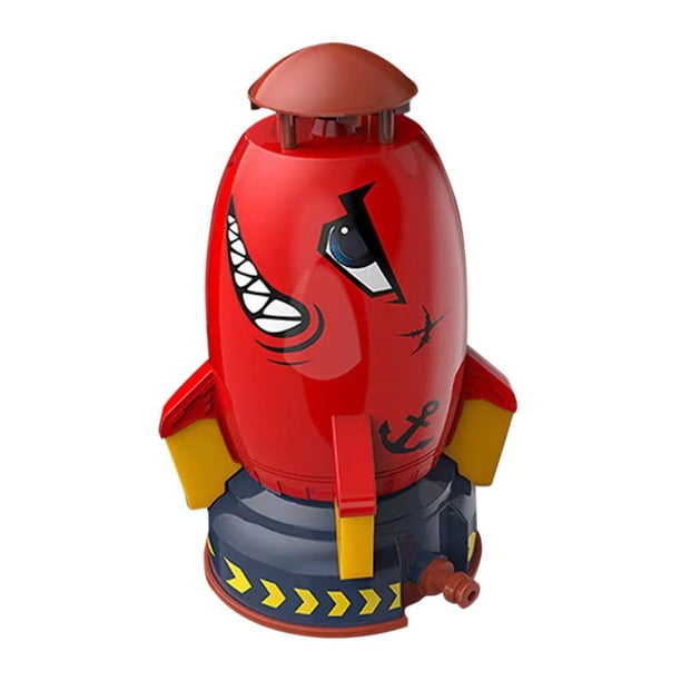 Launcher Rocket Plastic Space Rocket Jet Rociador para niños Niños Rojo JShteea El nuevo