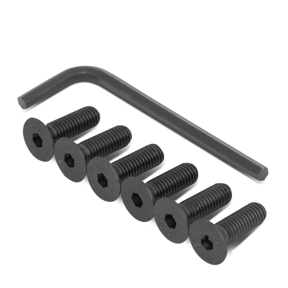 NRG Innovations NRG-SWS-100BK-1 NRG Innovations SWS-100BK-1 Steering Wheel Horn Button Screw Kit 6-Pieces w/Allen Key