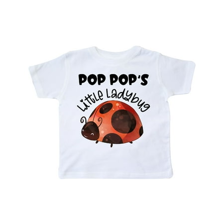 

Inktastic Pop Pop s Little Ladybug Gift Toddler Boy or Toddler Girl T-Shirt
