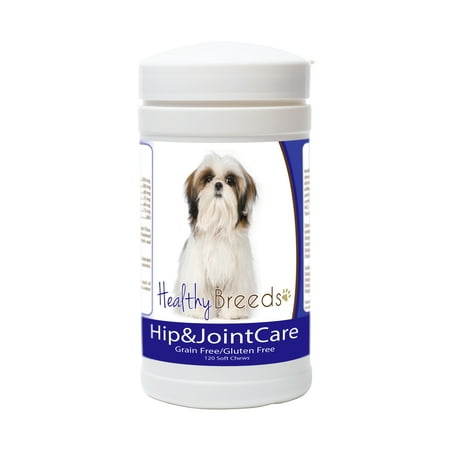 UPC: 0840235153580 | Healthy Breeds Dog Hip and Joint Care Supplement Soft Chews for Shih Tzu  Bacon Flavor  Gluten & Grain Free  Glucosamine Chondroitin Organic Turmeric Support 120 Count