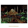 thumbnail image 1 of CEHVOM Colorful Scratch Paper Set City Night Scene Painting Living Room Decoration Painting, 1 of 9