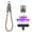Multicolor, variant on 240W Lanyard Charging Cable 2-in-1, Type-C Braided Fast Charge & Anti-Loss Wrist Strap, 0.98ft(Pink)