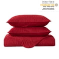 thumbnail image 4 of JML 3 Pieces King Quilt Set, Soft Lightweight Microfiber Bedspread,1 Quilt 2 Shams, Burgundy, 4 of 6