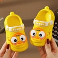 thumbnail image 2 of HCNTES Toddler Kids Cozy Baby Boys Girls Home House Cloud Cushion Slide Sandals for Indoor Outdoor Shoes(Yellow,11), 2 of 5