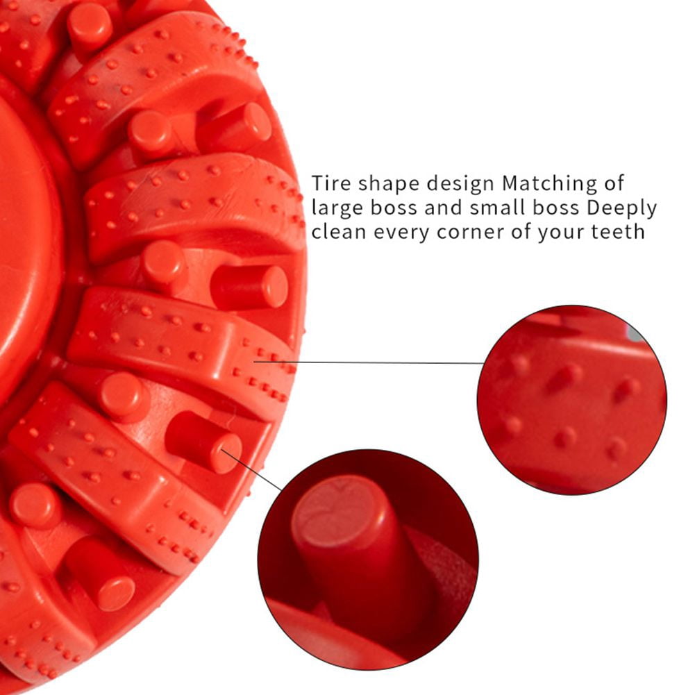 CSCHome 5.5" Chew Toys for Puppy Dogs, Natural Rubber Indestructible Dog Toys for Extra Long Interactive Play