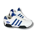 thumbnail image 2 of Adi-das Goodyear Street Driving Shoes 3 Stripe White & Blue 467776 Mens 10.5 Wide, 2 of 6