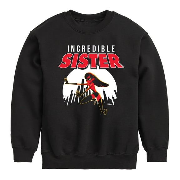 The Incredibles - Incredible Sister - Toddler and Youth Crewneck Fleece Sweatshirt