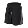 thumbnail image 2 of Men's Athletic Shorts Performance Basketball Workout Short Pants Summer Quick Dry Running Fitness Training Activewear Color Block Sport Shorts with Pockets for Soccer, 2 of 9