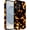Brown Tortoiseshell, variant on Case for Samsung Galaxy S24 Case | Beige Navy Blue Stars | Slim Drop Protection Design