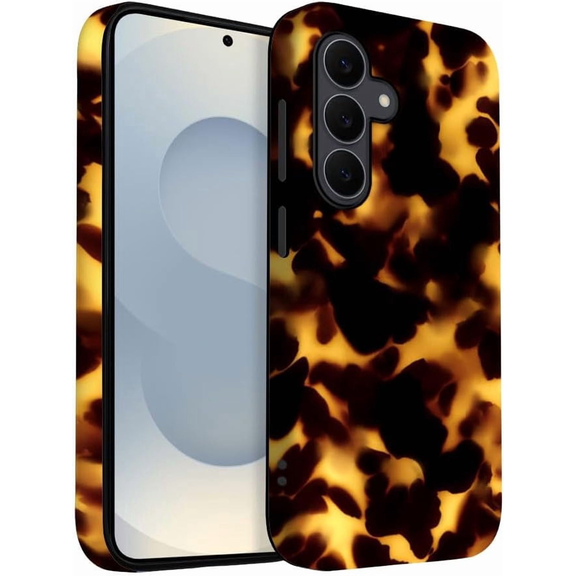Case for Samsung Galaxy S24 Plus Case | Brown Tortoiseshell | Slim Drop Protection Design