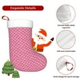 thumbnail image 5 of Yiaed Fish Scales Print Christmas Stockings, Christmas Stockings Hanging Ornaments, Christmas Stockings for Family Christmas Holiday Decorations, 5 of 7