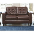 thumbnail image 2 of Signature Design by Ashley Altonbury Leather Loveseat in Walnut, 2 of 6