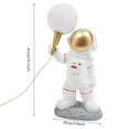 thumbnail image 6 of 16 inch Astronaut Table lamp Modern Spaceman Night Light Table Lamp Bedside Lamp 110V 7W 7.9*16.1in for Bedrooms, Lounges, Game Rooms, 6 of 11
