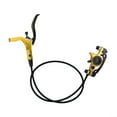 thumbnail image 1 of Wweixi Bike Brake Set Wheel Stopping Parts Universal Professional Modified Component Accessory Disc Braking Kit Golden Front Left Brake, 1 of 6