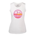 thumbnail image 2 of Women's Levelwear White Boston Red Sox Macy Spring Training Badge Bold Tank Top, 2 of 3