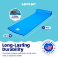 thumbnail image 3 of Texas Recreation Splash 70 Inch Foam Raft Lounger Pool Lake Float, Blue (4 Pack), 3 of 10
