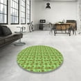 thumbnail image 4 of Ahgly Company Machine Washable Indoor Rectangle Transitional Olive Green Area Rugs, 2' x 3', 4 of 7