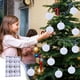 thumbnail image 5 of Bola de Navidad Flocking 6cm,12pcs,Adornos de Árbol de Navidad de terciopelo pintado,Bolas de Navidad para decoración de vacaciones,Bola de fieltro para árbol de Navidad,Bola de fieltro para, 5 of 9