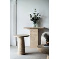 thumbnail image 5 of Circular Cream Side Table | Can Be Used as Chairside or Entryway Piece | Expertly Made from Durable Magnesium | Complements Diverse Interiors, 5 of 6