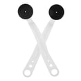 thumbnail image 4 of PAMINGONO 2Set Four-Point Aiming Target Ivory Abs Archery Equipment Training Aim Tool, 4 of 8