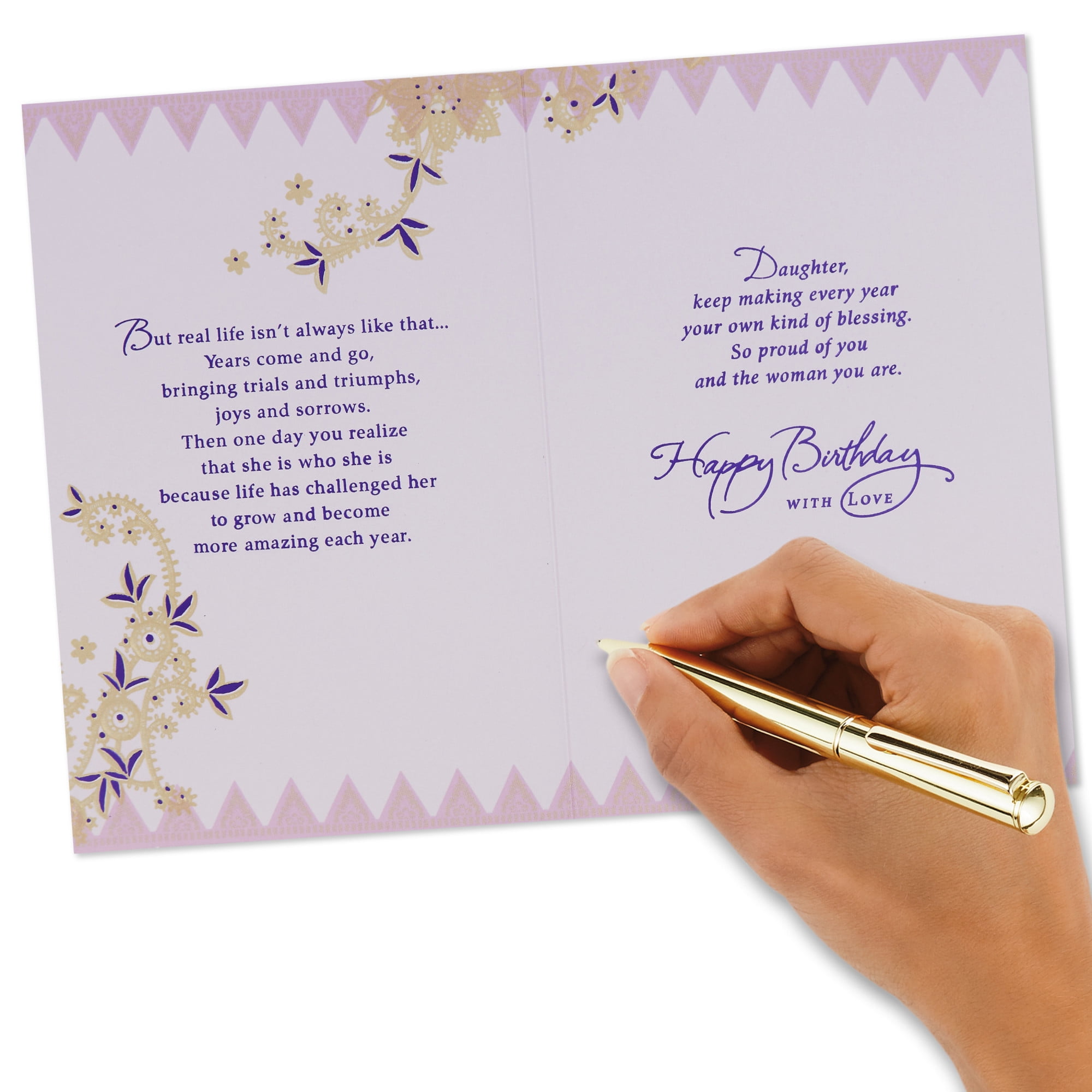Hallmark Birthday Card for Daughter (Keep Making Your Own Kind of Blessings)