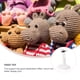 thumbnail image 2 of Soporte portátil para muñecas, ositos de peluche, organizador de muñecas de moda para el hogar, 15 cm, color blanco (4 unidades)., 2 of 7