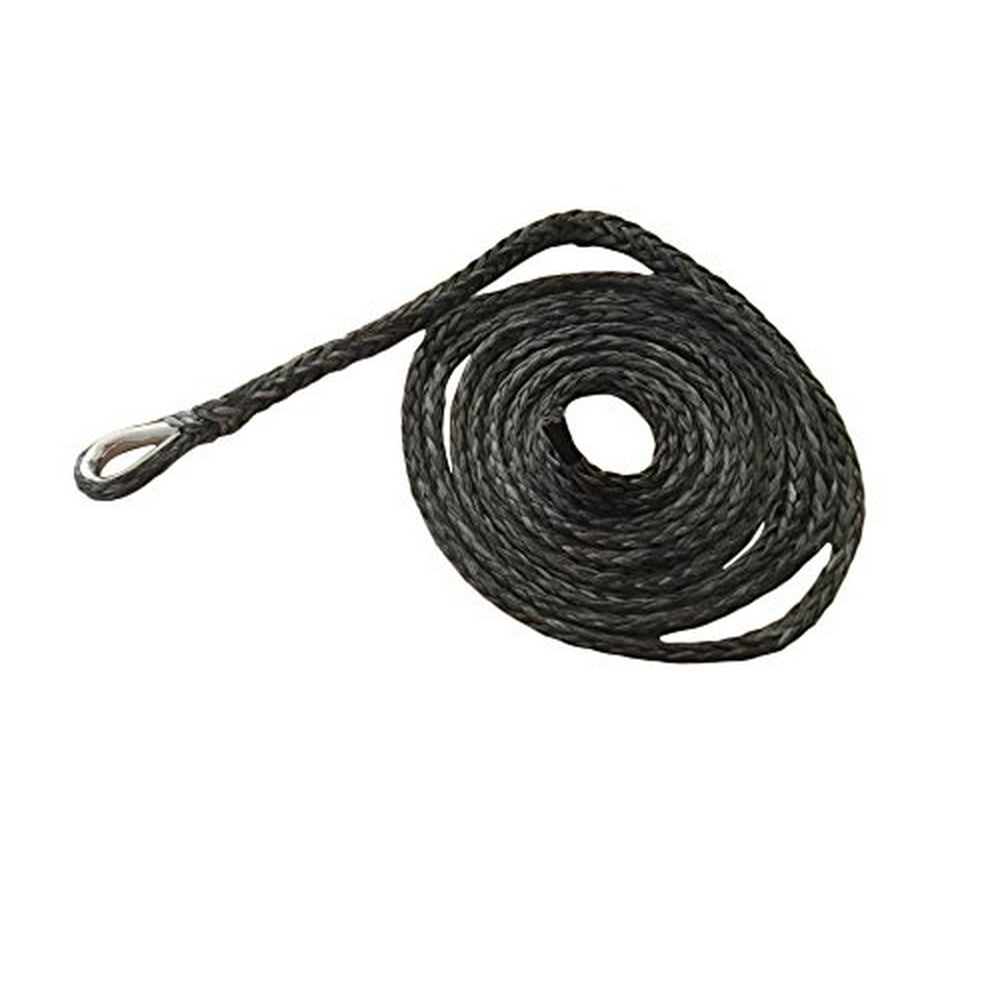 QIQU 1/4" 10ft ATV Snow Plow Lift Rope,Synthetic Winch Rope,Boat Winch