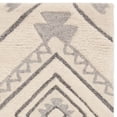 thumbnail image 2 of SAFAVIEH Casablanca Crispin Geometric Shag Area Rug, Ivory/Grey, 5' x 8', 2 of 4