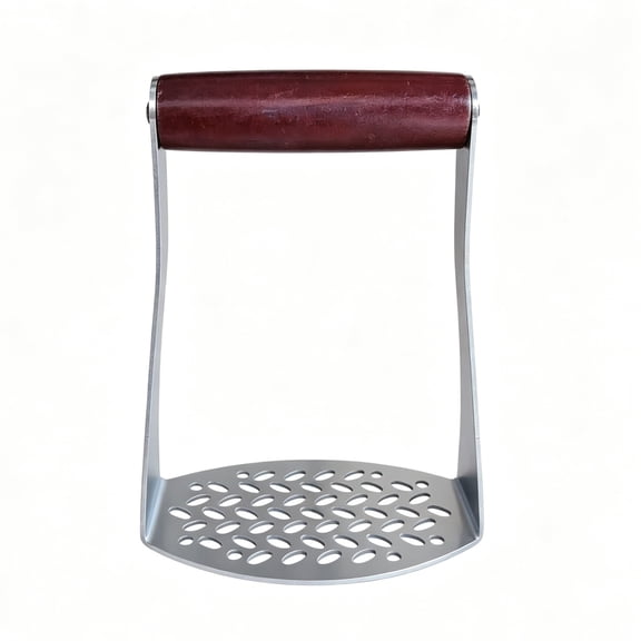 Heavy Duty Ergonomic Potato Masher, Stainless Steel Smooth Mashing Tool, Multipurpose Vegetable Press for Kitchen Cooking and Baking