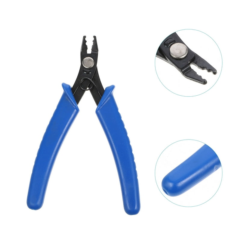 Frcolor 2pcs Duck Bill Pliers Tool Crimping Tool Jump Ring Opener Grip  Pliers Nipper Vent Nose Crimping Clamp Repair Pliers Needle Nose Pliers