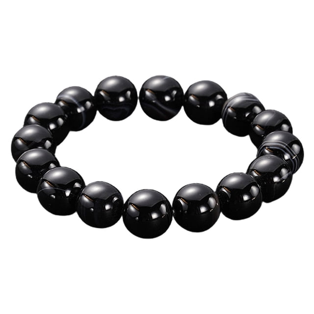 Cuentas de poder curativo natural, cuentas de cristal con piedras preciosas, pulseras de macramé ajustables unisex
