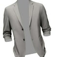 thumbnail image 3 of Suit Jacket Men Mens Suit Coats, Versatile Mens Sport Coats and s for Business Wedding Gift Celebrations , Gray L, 3 of 8