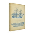 thumbnail image 2 of Trademark Fine Art 'Vintage Ship Blueprint' Canvas Art by George Chambers, 2 of 4