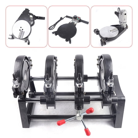 1.1KW Pipe Fusion Welder 4 Clamps 63-160MM Butt PE HDPE Fitting Pipe Welding Machine