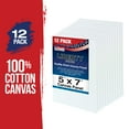 thumbnail image 2 of U.S. Art Supply 5 X 7 inch Professional Artist Quality Acid Free Canvas Panels 12-Pack (1 Full Case of 12 Single Canvas Panels), 2 of 6