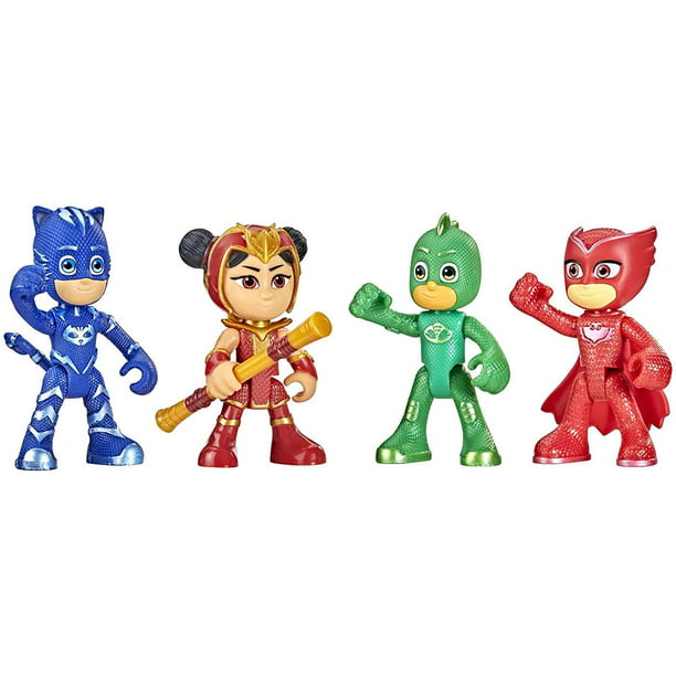 Case Laziness tax Disney Junior PJ Masks Catboy, Owlette, Gekko & An Yu Action Figure 4-Pack  - Walmart.com