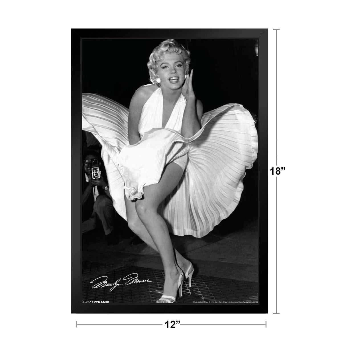 Red Dress Actress Model MARILYN MONROE Glossy 8x10 11x14 or 16x20 Photo Poster 