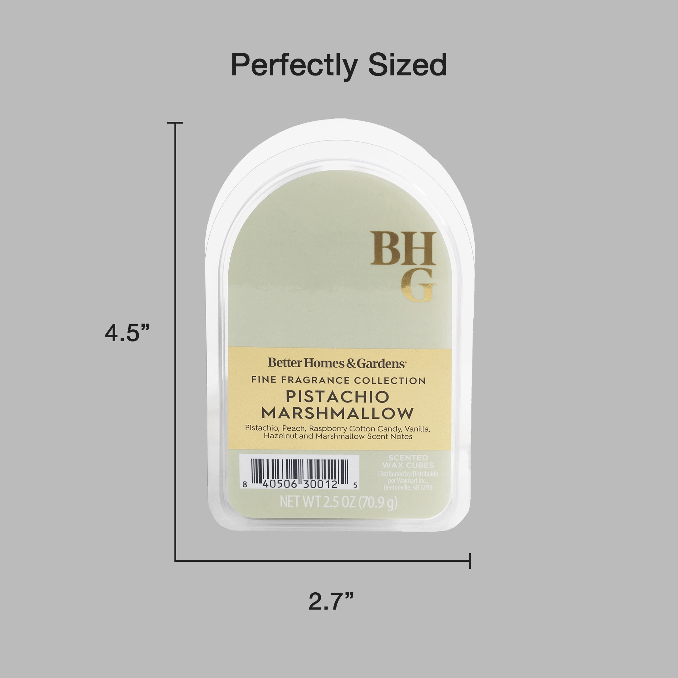 Better Homes & Gardens Fine Fragrance Collection, Pistachio Marshmallow Scented Wax Melts, 2.5oz