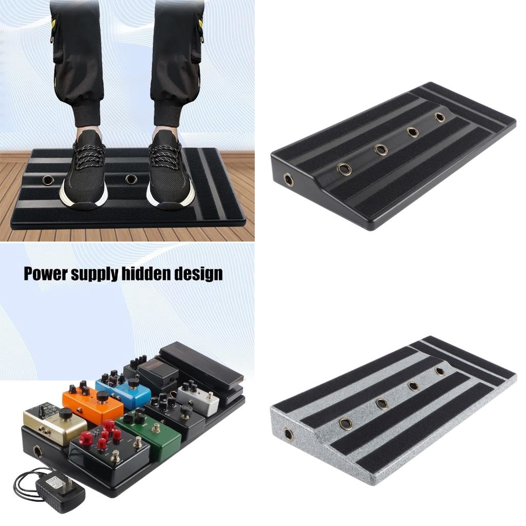 hejhncii Sturdy Guitar Pedalboard Case Guitar Effects Pedal Board Guitar Pedal Accessory
