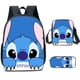 thumbnail image 2 of Mochilas para niños y niñas mochilas mochilas de viaje para niños bolsas de almuerzo (SetJ 3pcs), 2 of 2
